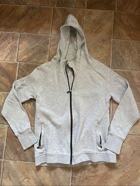GAP Light Gray Full-Zip Hoodie